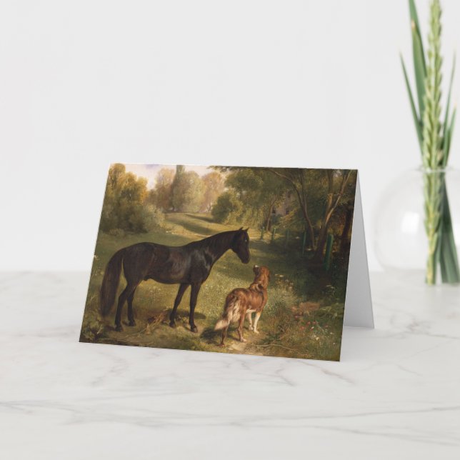 Carte Les deux amis (Devant)