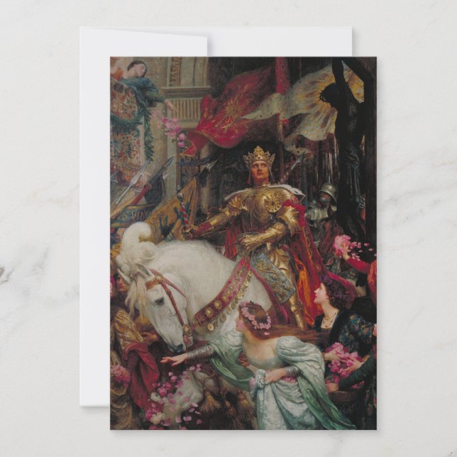 Carte Les deux Couronnes par Sir Frank Bernard Dicksee (Devant)