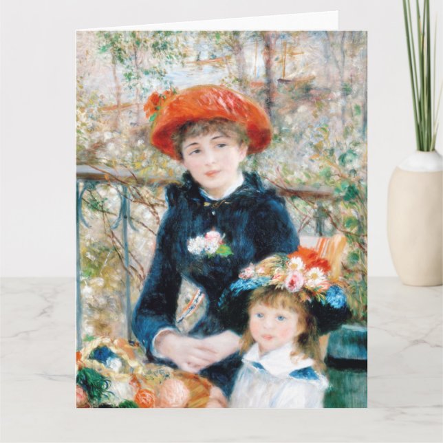 Carte Les Deux Sœurs, sur la terrasse Auguste  Renoir    (Devant)