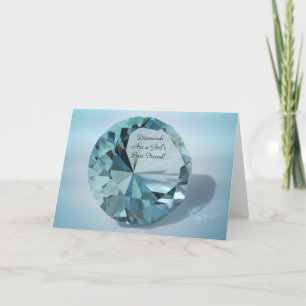 Carte les diamants sont un meilleur ami de filles