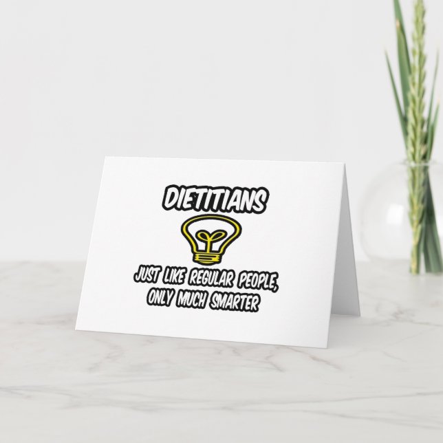 Carte Les diététistes...Les gens ordinaires, seulement p (Devant)