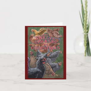 Carte Les douze poulets de Noël