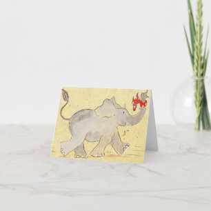 Carte Les éléphants n'oublient jamais