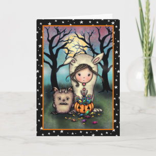 Carte Les enfants de la tournée des friandises Art d'Hal