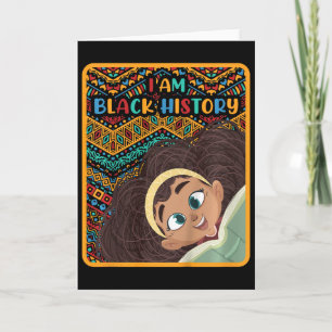 Carte Les enfants Mois de l'histoire des Noirs Afro Amou