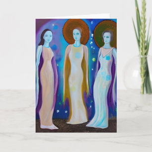 Carte Les femmes célestes oeuvre Abstraite