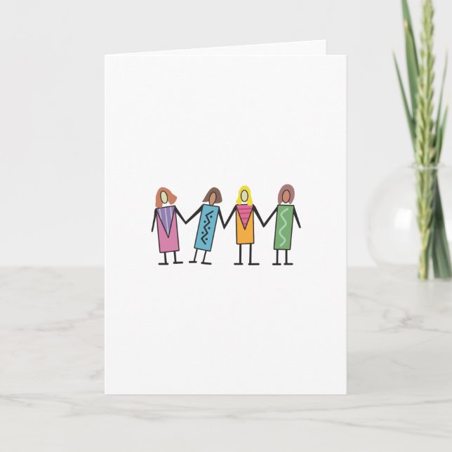 CARTE LES FEMMES PORTENT DES MAINS (Devant)
