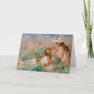 Carte Les filles en herbe   Pierre-Auguste Renoir