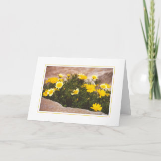 Carte Les fleurs dans les ruines