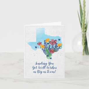 Carte Les Fleurs sauvages du Texas s'en sortent bien