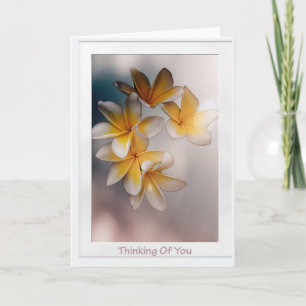 Carte Les Fleurs Tropicales Qui Pensent À Vous Se Font B