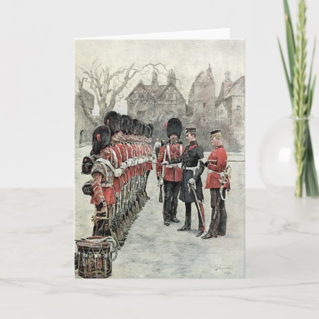 Carte Les Gardes du Coldstream à la tour (Devant)