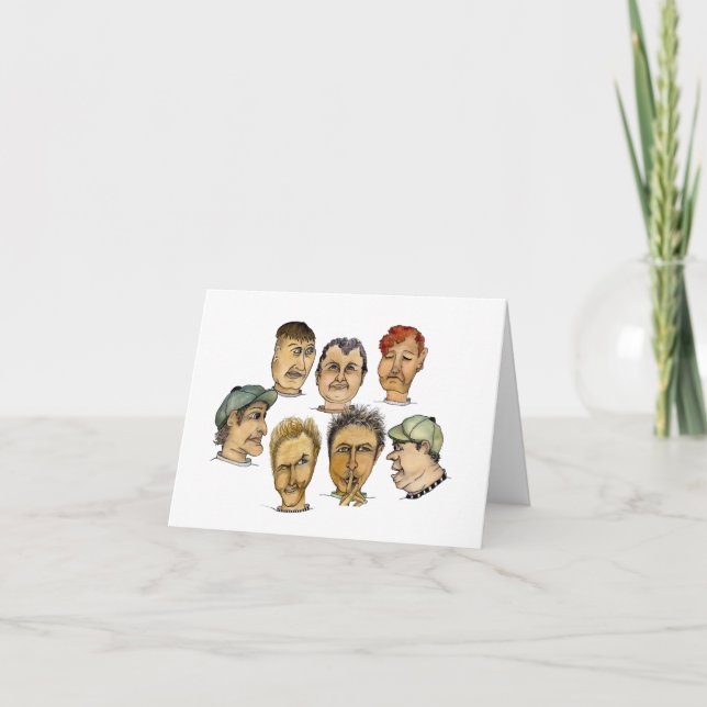 Carte Les gars amusants et les Gang's All Here (Devant)