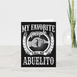 Carte Les gens préférés m'appellent Abuelito Mexican Spa