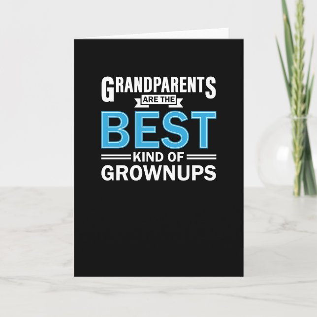 Carte Les grands-parents sont le meilleur genre de grand (Devant)