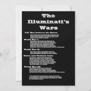 Carte Les guerres des Illuminati