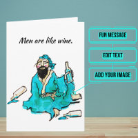 Les hommes sont comme le vin drôle Vintage Anniver