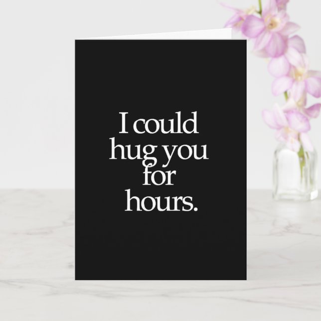 CARTE LES HUGS ET LES KISSES ARRIVENT À VOTRE CHEMIN...L (Orchidée)