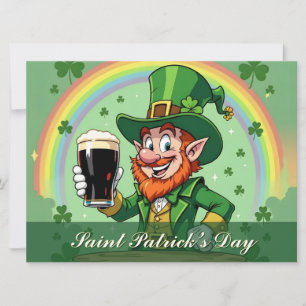 Carte Les Joies du Leprechaun sous l'Arc-en-Ciel