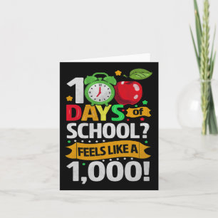 Carte Les Jours D'École Ressemblent À Un 1