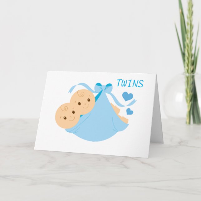 CARTE LES JUMEAUX SONT DOUBLES TOUT CE QUI EST AMOUREUX  (Devant)