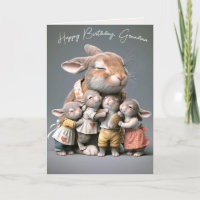Les lapins d'anniversaire de grand-mère