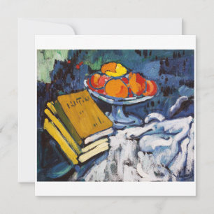 Carte Les livres et le bol de Still Life   Maurice de Vl