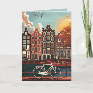 Carte Les maisons du canal d'Amsterdam