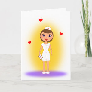 Carte Les mamans font les meilleures infirmières - Bonne