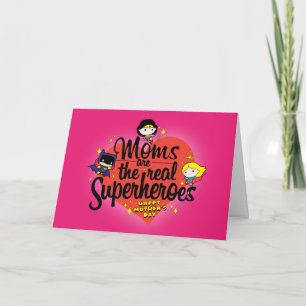 Carte Les mamans sont les vrais super-héros