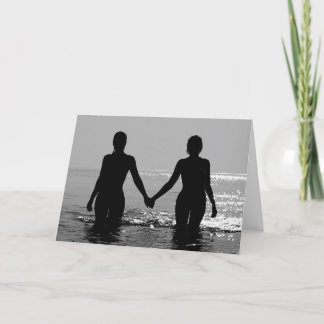 Carte Les meilleures choses sont senties avec le coeur