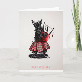 Carte Les meilleurs voeux de Bagpiper