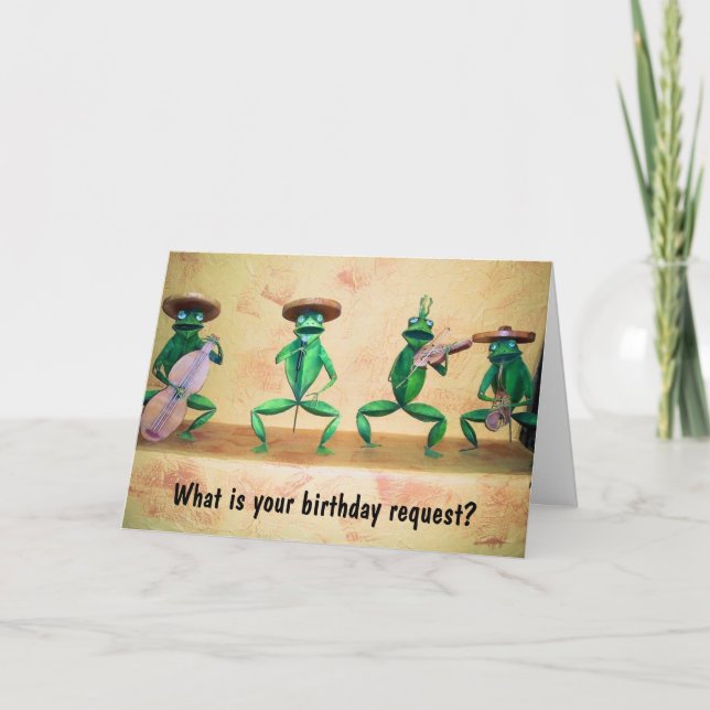CARTE LES MEMBRES DU GROUPE FROG DISENT JEUX ANNIVERSAIR (Devant)