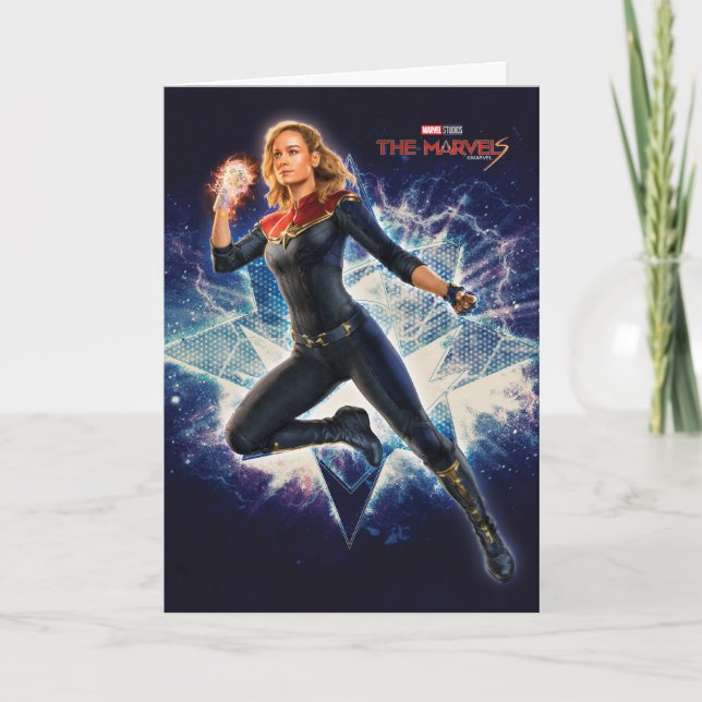 Carte Les merveilles Capitaine Marvel Star Graphisme (Devant)