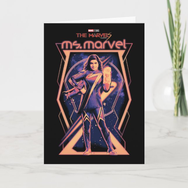 Carte Les merveilles Mme Marvel Caractère Graphique (Devant)