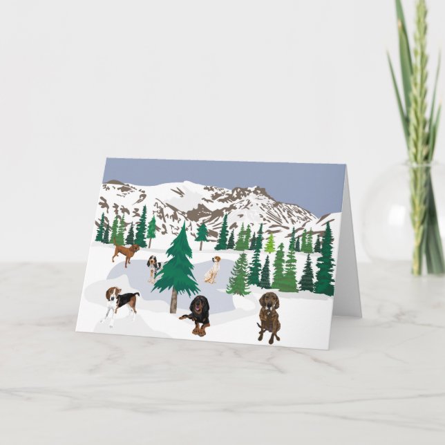 Carte Les montagnes (Devant)