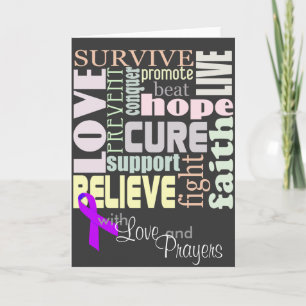 Carte Les mots inspirés d'Alzheimer