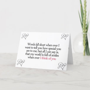 Carte LES MOTS SONT COURTS POUR DÉCRIRE MON 50ème ANN D'