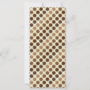 Carte Les nuances des Pois Brown par Shirley Taylor