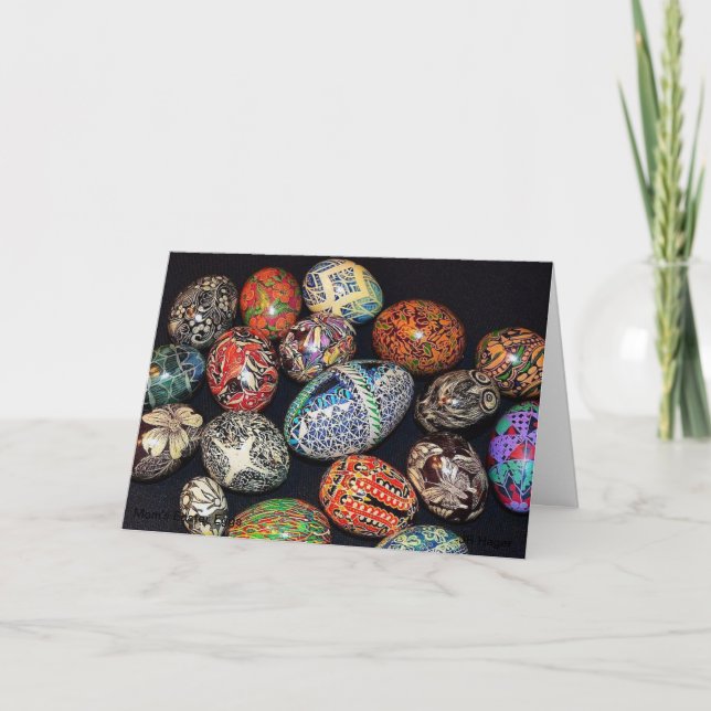 Carte 'Les oeufs de Pâques de maman' (Devant)
