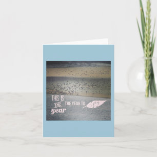 Carte Les oiseaux du bord de l'eau Année pour voler