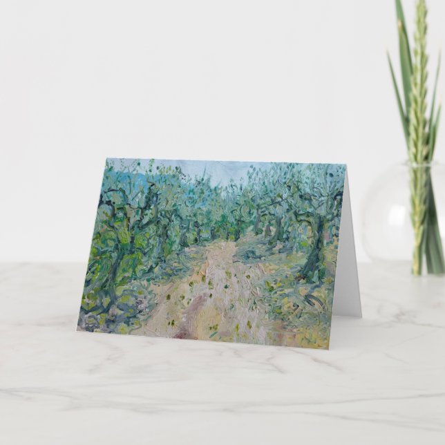 Carte Les oliveraies toscanes (Devant)