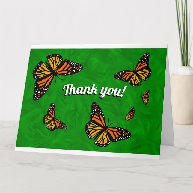 Carte Les papillons de Monarch (Devant)
