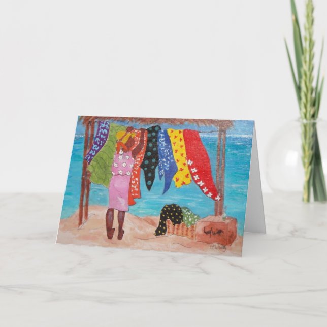 Carte Les Paréos en bord de mer (Devant)