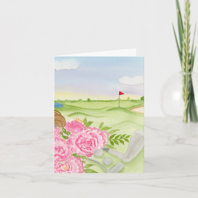 Carte Les Peonies Sur Le Golf (Devant)
