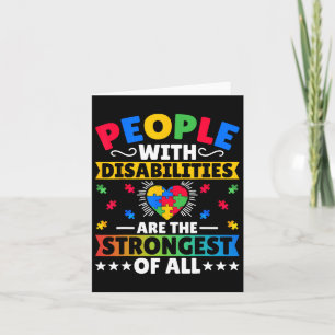 Carte Les Personnes Handicapées Sont Les Plus Fortes De