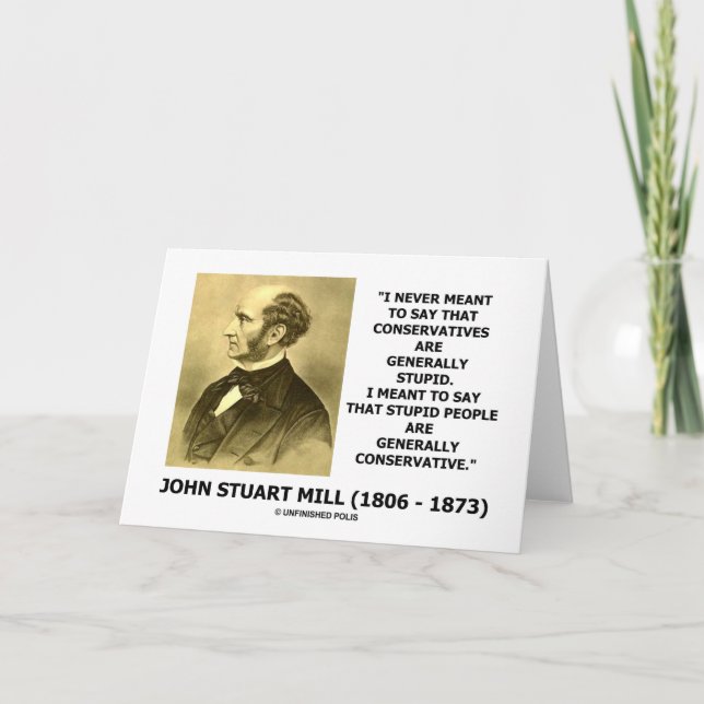 Carte Les personnes stupides sont généralement citation (Devant)