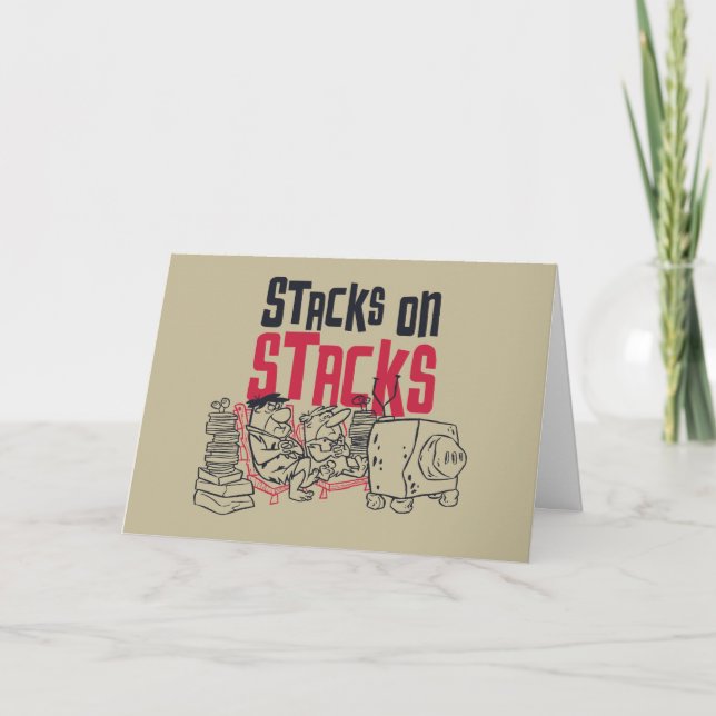 Carte Les Pierrafeu | Fred & Barney - Stacks on Stacks (Devant)