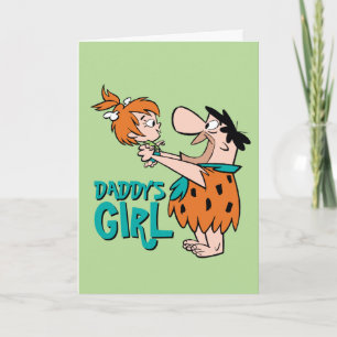 Carte Les Pierrafeu   Fred & Pebbles - La fille de papa