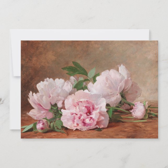 Carte Les pivoines | Alexandre Gamba de Preydour (Devant)